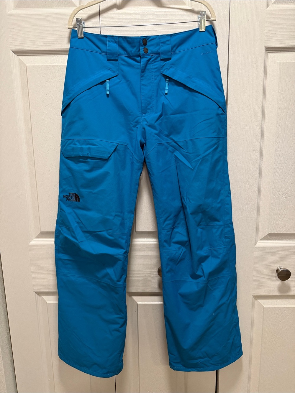 The North Face Men's Turquoise Teal Blue Seymore Waterproof Ski Snow Shell Pant